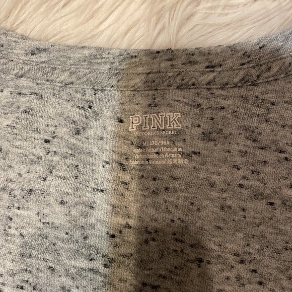 Pink Victoria’s Secret Gray Tee‎ Shirt - Picture 4 of 5